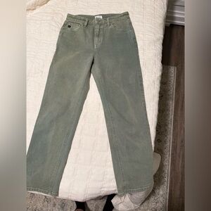 KanCan Olive Denim Pants Size 5/26